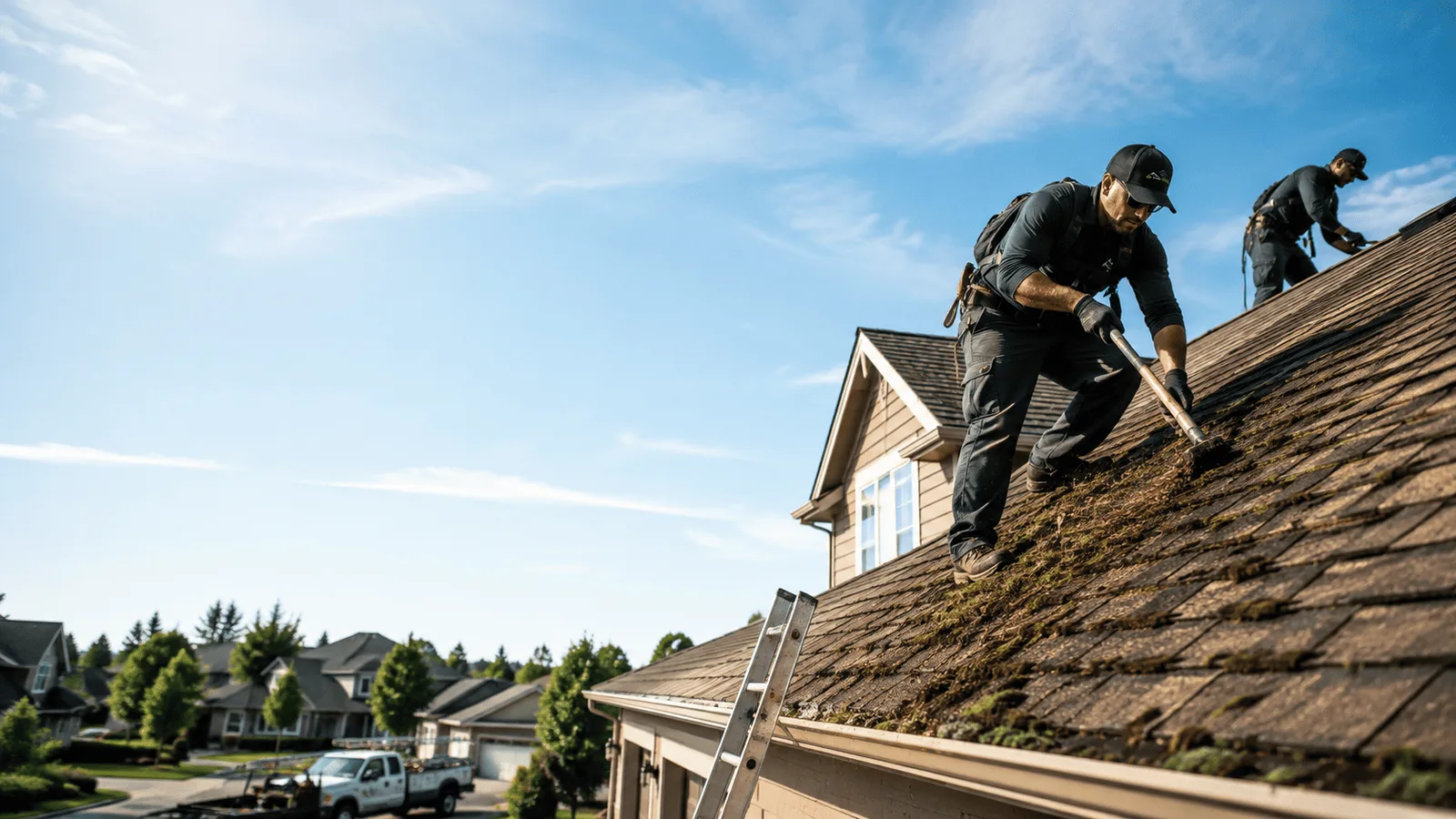 Roof Moss Removal in Shepherdsville, KY near me